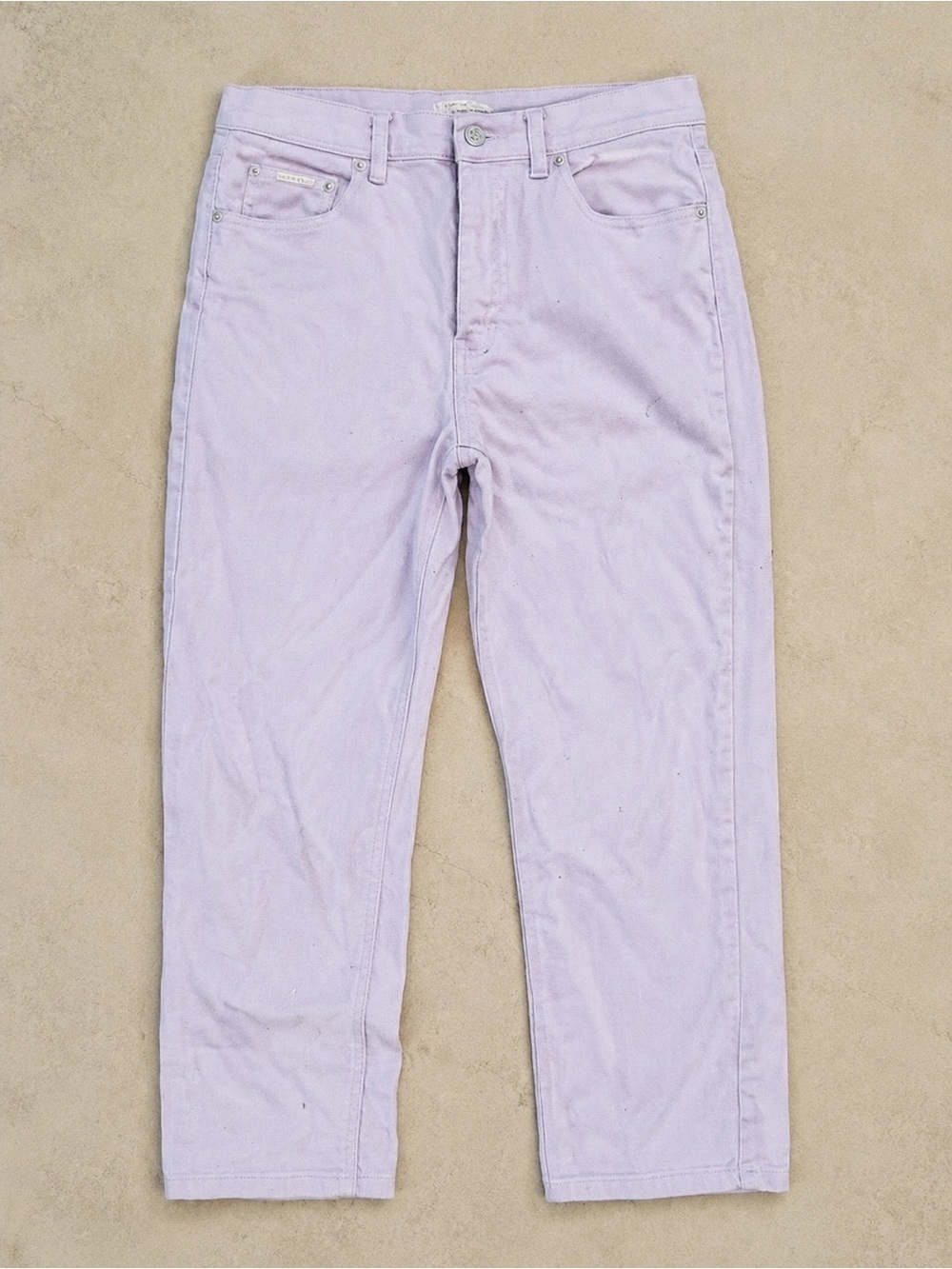 Calvin Klein Lilac Straight-Leg Women's Jeans